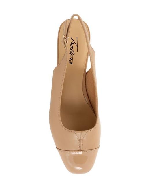 Trotters Natural 'Dea' Slingback