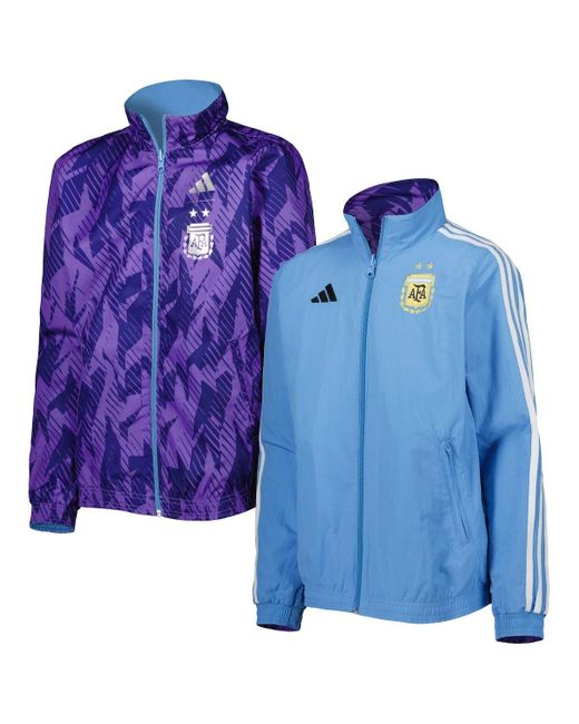 adidas Youth /purple Argentina National Team Anthem Full-zip Reversible  Team Jacket At Nordstrom in Blue for Men | Lyst