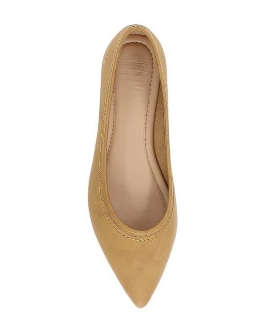 Frye Natural Heather Pointed Toe Flat