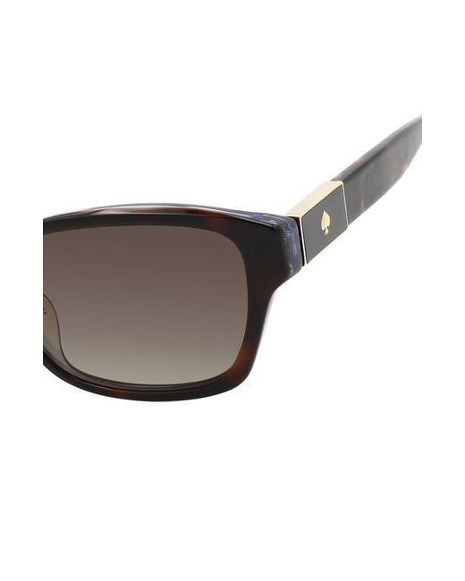Kate Spade Multicolor Ayla 53Mm Gradient Rectangular Sunglasses