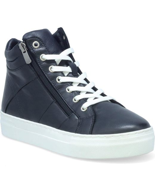 Miz Mooz Mosley Platform High Top Sneaker in Blue Lyst