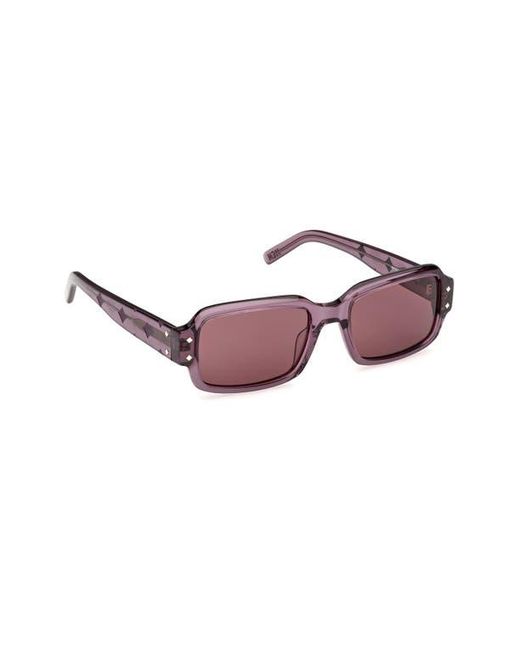 MCM Pink 54Mm Rectangular Sunglasses
