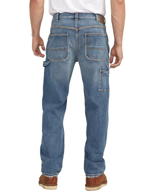 Silver Jeans Co. Blue Relaxed Fit Painter Jeans for men