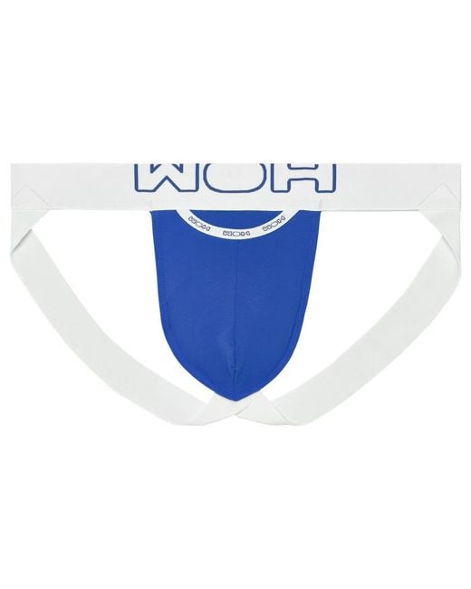 Hom Blue Sexy Fun Jockstrap for men