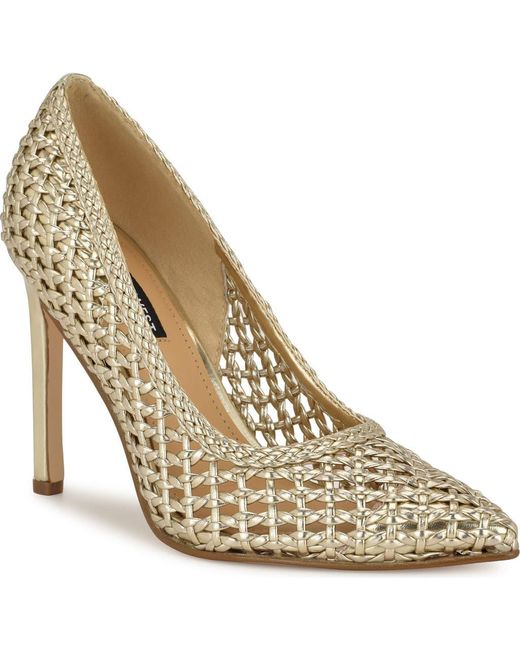 Nine West Metallic Tatiana Pointed Toe Pump