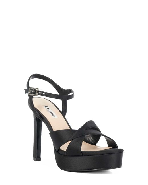 Dune Metallic Mayve Platform Sandal
