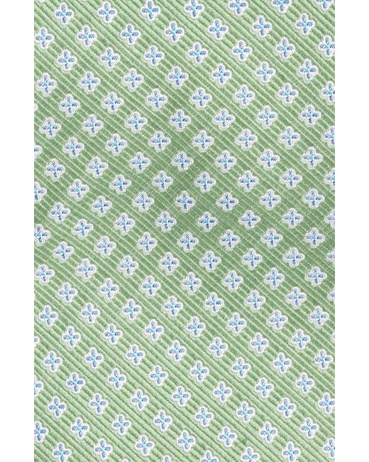 Nordstrom Green Pattern Silk Tie for men