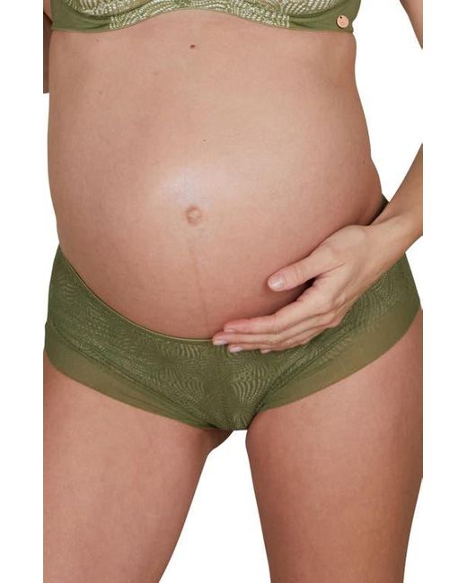 Cache Coeur Green Dahlia Maternity Shorts