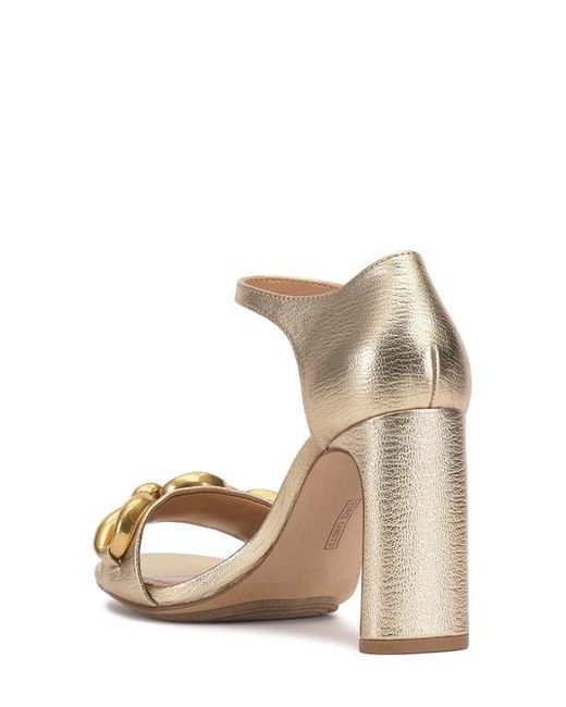 Vince Camuto Brown Aurelia Ankle Strap Sandal
