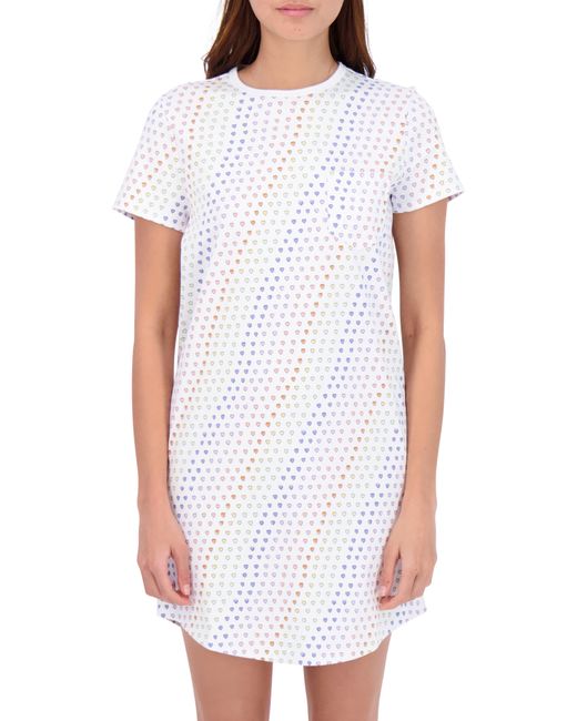 Roberta Roller Rabbit White Disco Hearts Cotton T-shirt Nightgown