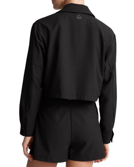 Beyond Yoga Black Midtown Crop Jacket