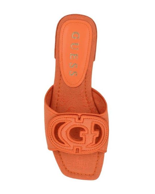 Guess Red Tarishae Slide Sandal