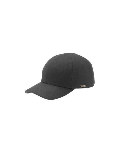 Wigéns Gray Wool Baseball Cap With Earflaps for men