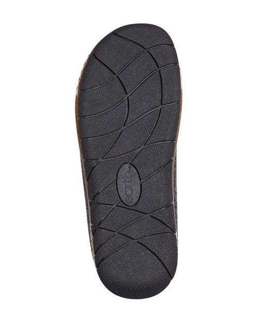 Earth Gray Elya Faux Fur Clog