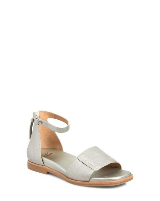 Söfft White Reyna Ankle Strap Sandal