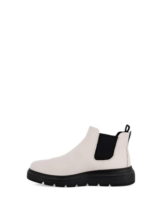Ecco Nouvelle Water Repellent Chelsea Boot in White | Lyst