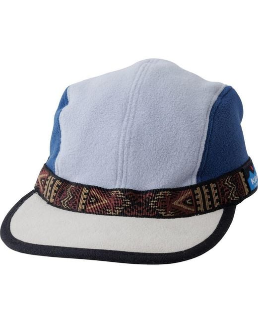 Kavu Blue Fleece Strapcap