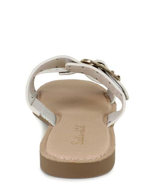 Splendid White Leena Slide Sandal