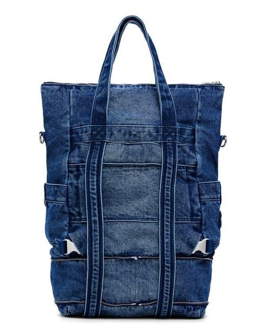 Desigual Blue Big Denim Backpack