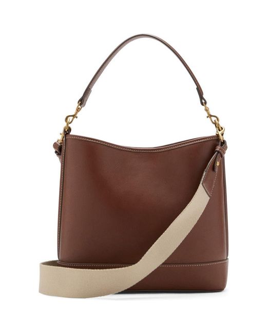 Mango Brown Large Bucket Bag