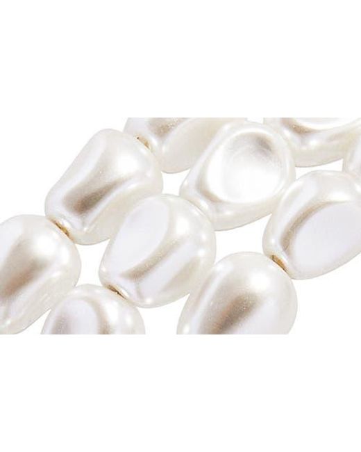 BaubleBar White Ondine Faux Bracelet