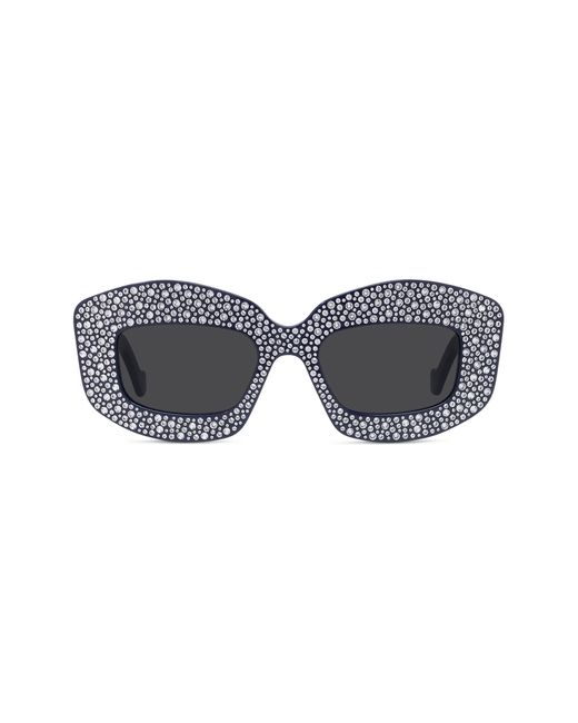 Loewe Multicolor Starry Night Anagram 49mm Small Rectangular Sunglasses