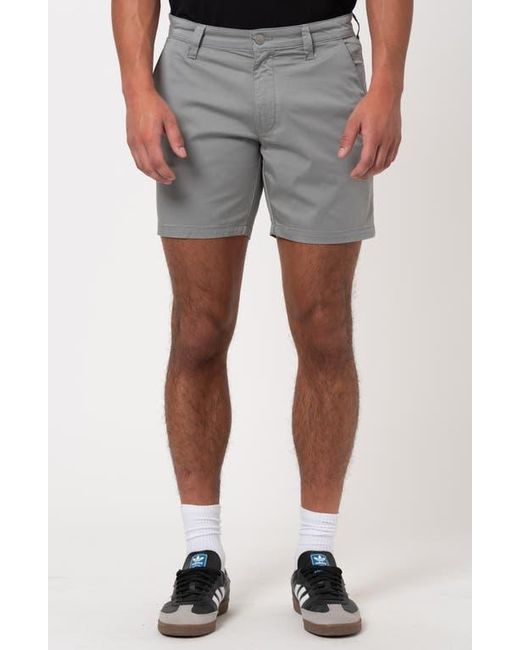 Mavi Blue Nate Flat Front Stretch Twill Shorts for men