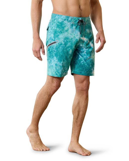 Tommy Bahama Green Molokai Tide For First Board Shorts for men