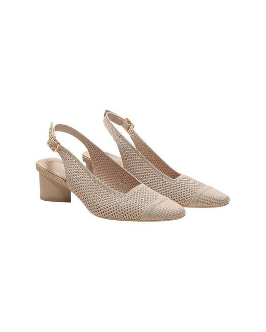 VIVAIA Multicolor Pointed-Toe Slingback Sandals