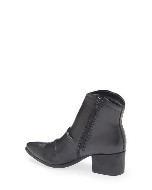 Chocolat Blu Black Lian Block Heel Bootie