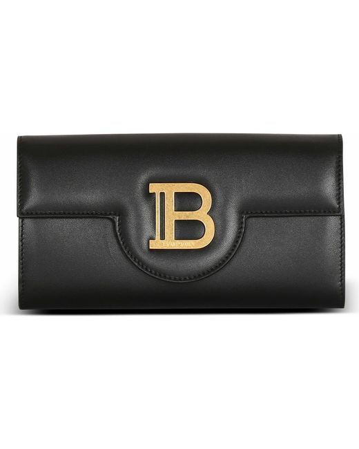 Balmain Black B-Buzz Leather Wallet