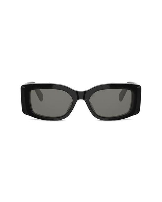 Céline Black Triomphe 53Mm Rectangular Sunglasses