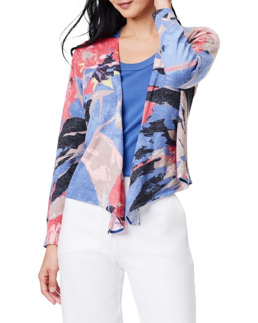 NIC+ZOE Blue Nic+zoe Dreamscape 4-way Convertible Cardigan