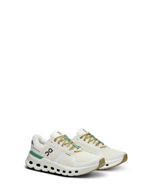 On Shoes White Cloudrunner 2 Running Shoe