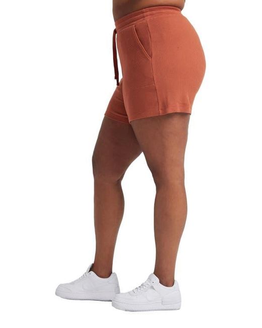 Losano Orange Organic Cotton Drawstring Short