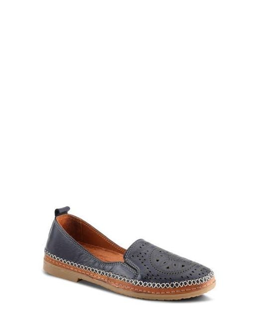Spring Step Blue Ingrid Flat