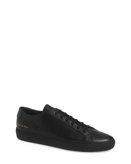 Common Projects Black Original Achilles Sneaker for men