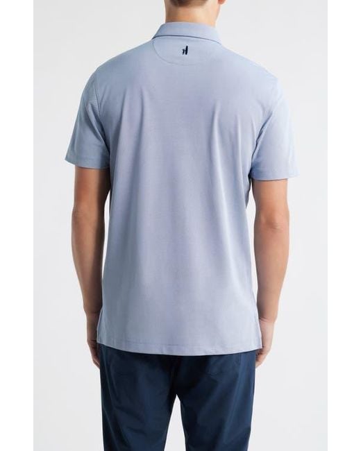 Johnnie-o Blue Clegg Solid Piqué Performance Golf Polo for men