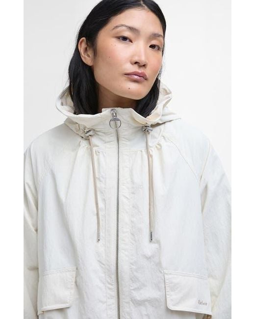Barbour Gray Orson Showerproof Hooded Jacket