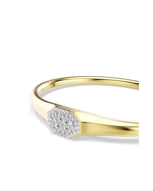 Swarovski Metallic Constella Crystal Hoop Earrings