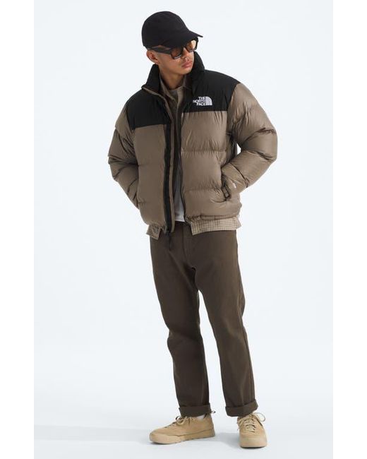 The North Face Brown 1996 Retro Nuptse 700 Fill Power Down Packable Jacket for men