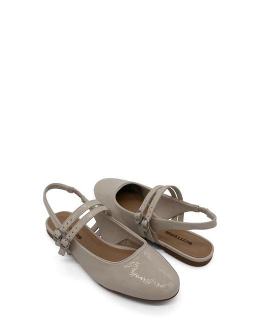 BOTTER Gray Botkairi Slingback Flat