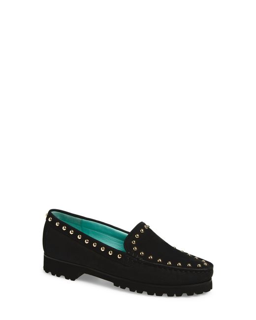 Robert Zur Black Diane Stud Loafer
