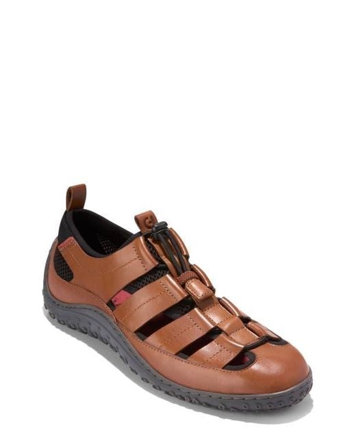 Cole Haan Zerogrand Tidetrek Fisherman Sandal in Brown for