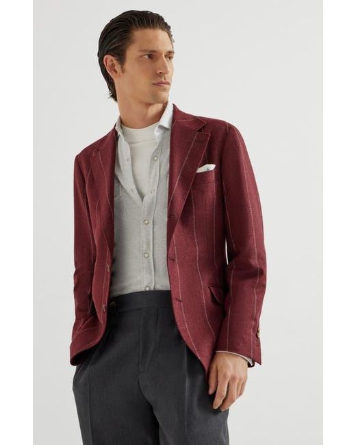 Brunello Cucinelli White Piqué Shirt for men