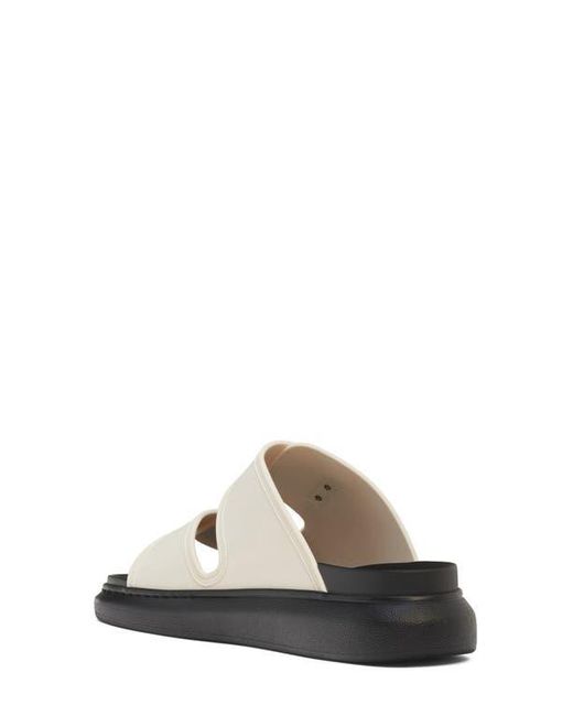 Alexander McQueen Black Hybrid Slide Sandal