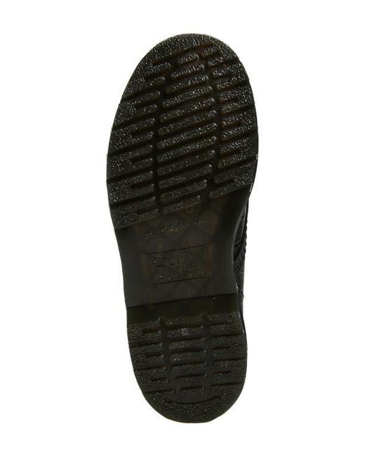 Dr. Martens Black 1460 Croc Embossed Combat Boot