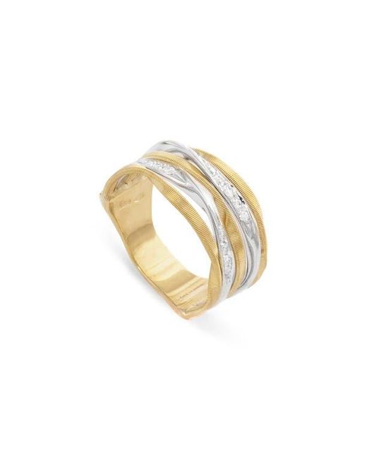 Marco Bicego Metallic Marrakech Diamond Stack Ring