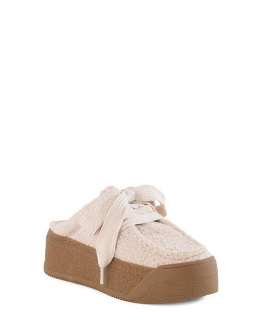 BC Footwear White Evolution Platform Mule