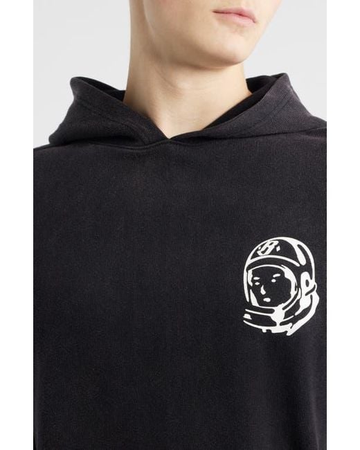 BBCICECREAM Black Timelapse Cotton Graphic Hoodie for men